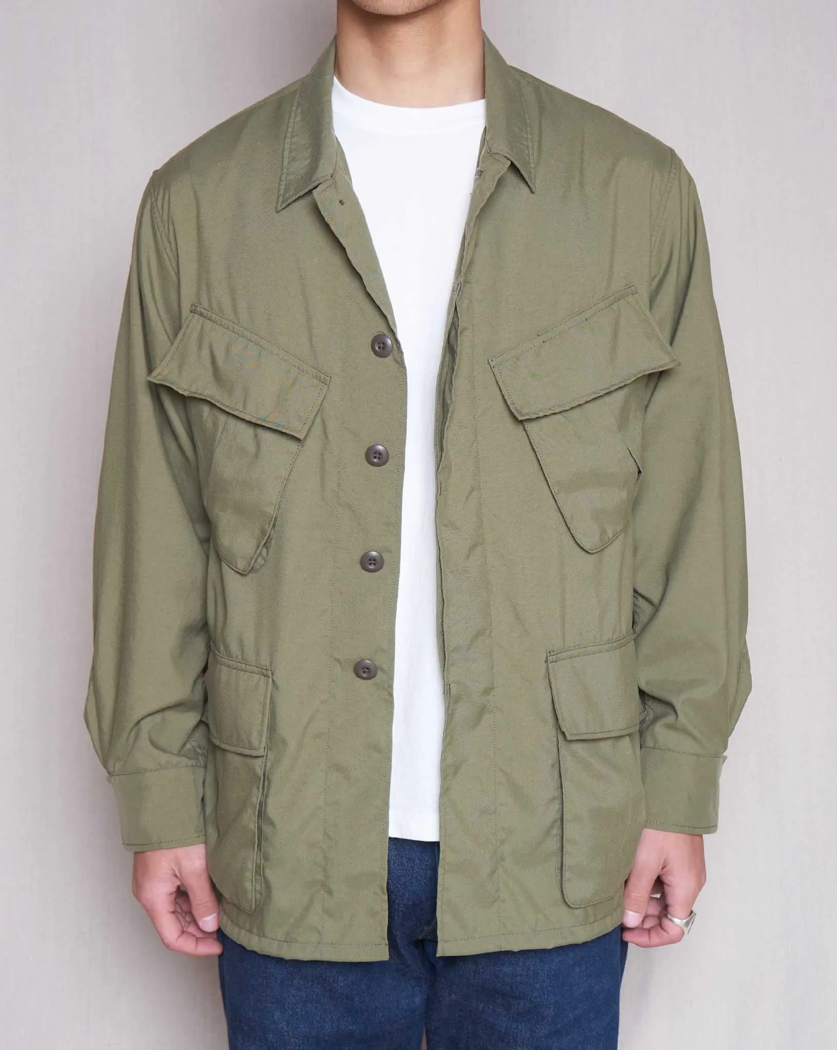 Addict Clothes ACVM Nylon Fatigue Jacket - Army Green