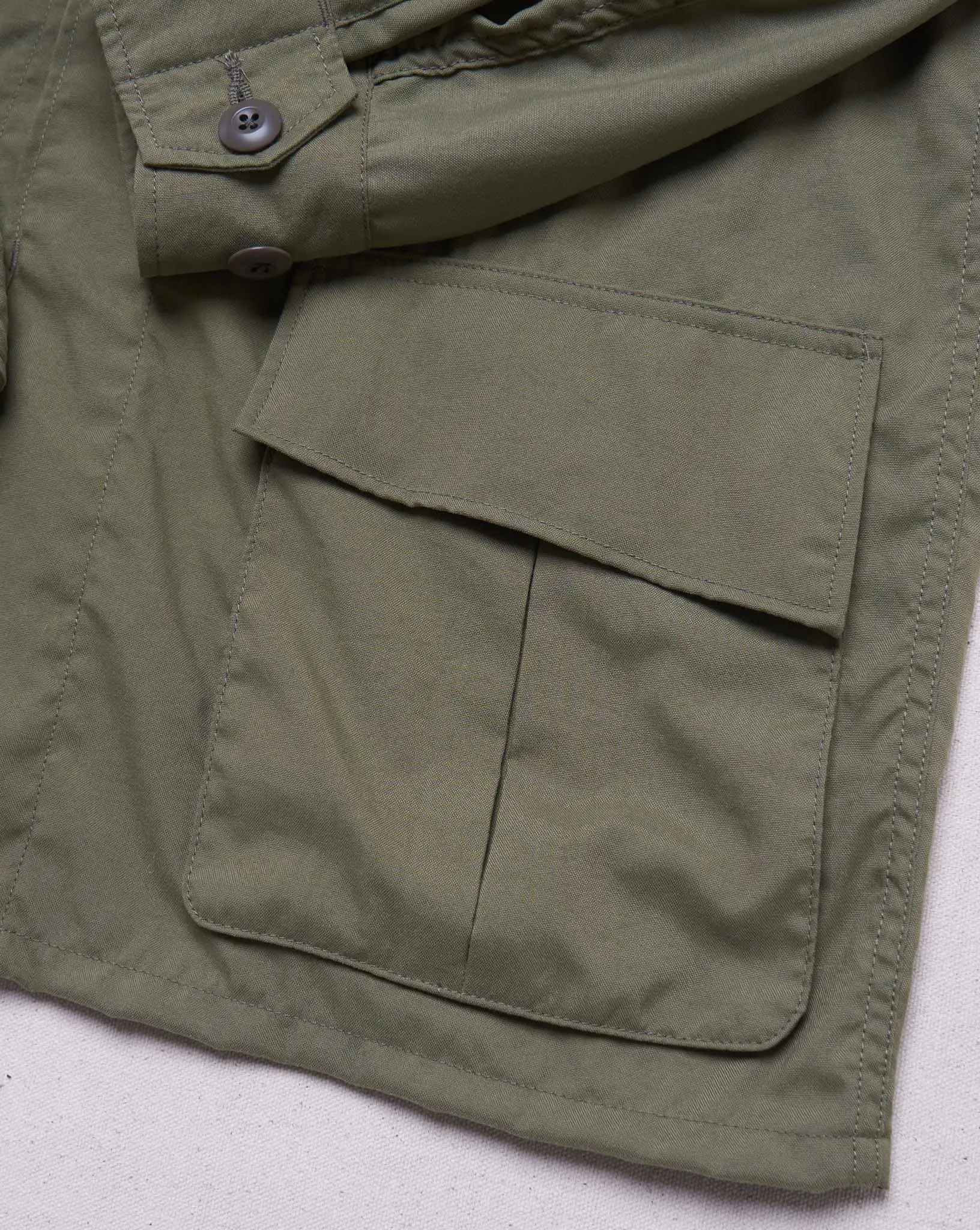 Addict Clothes ACVM Nylon Fatigue Jacket - Army Green