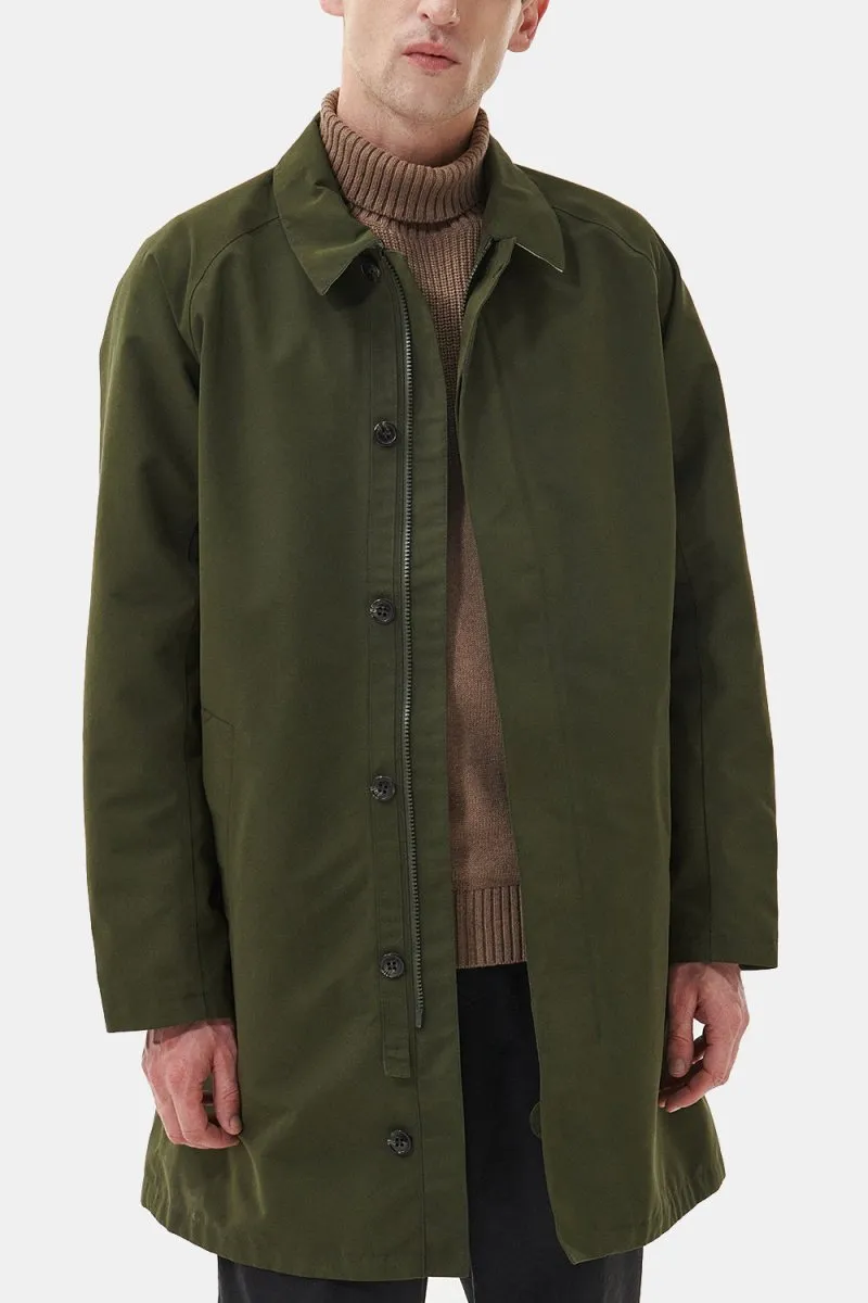 Barbour Cambridge Mac Jacket (Olive/Forest Mist)