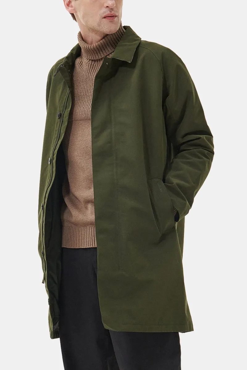 Barbour Cambridge Mac Jacket (Olive/Forest Mist)