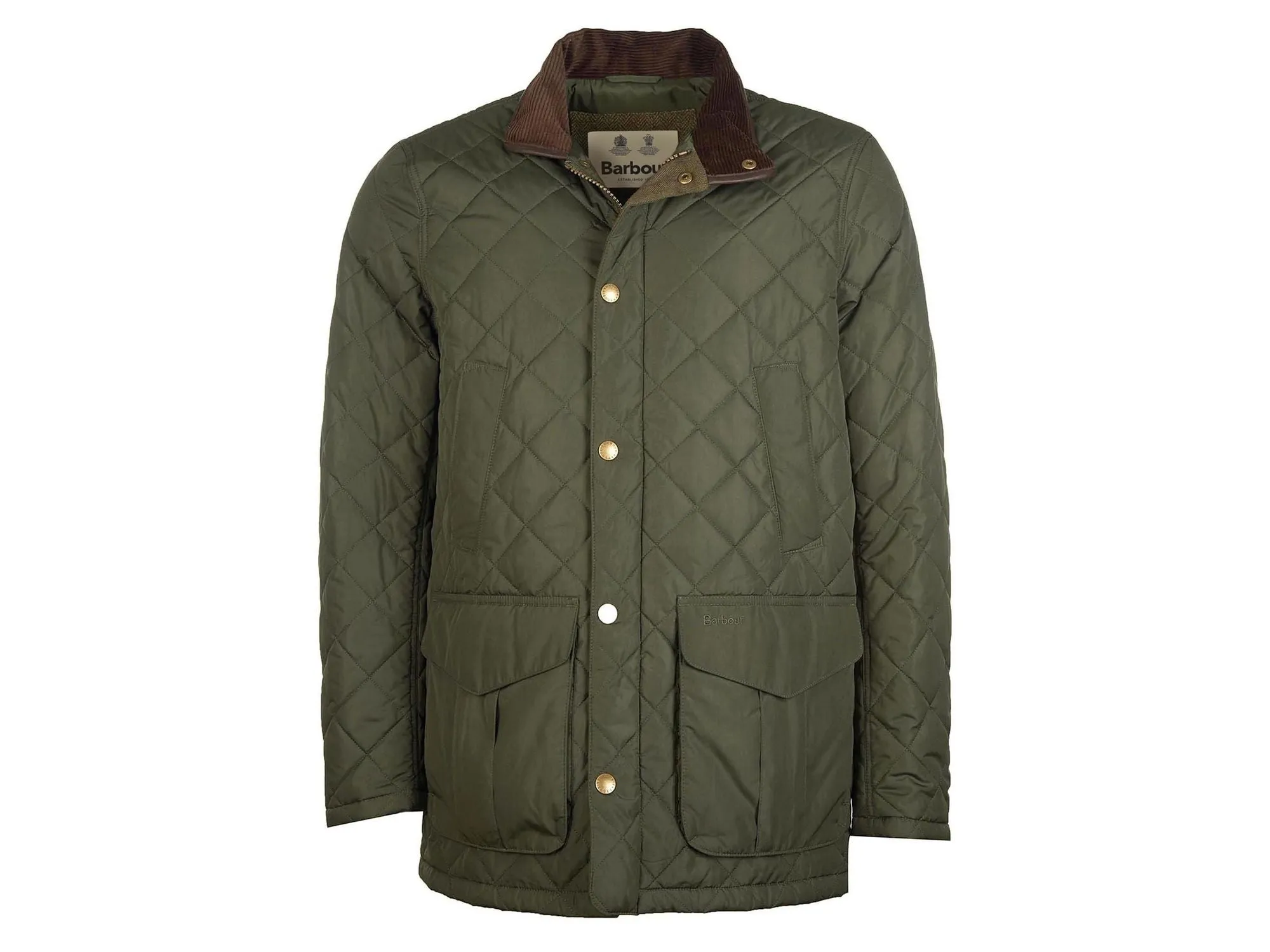 Barbour Devon Quilted Jacket In Sage