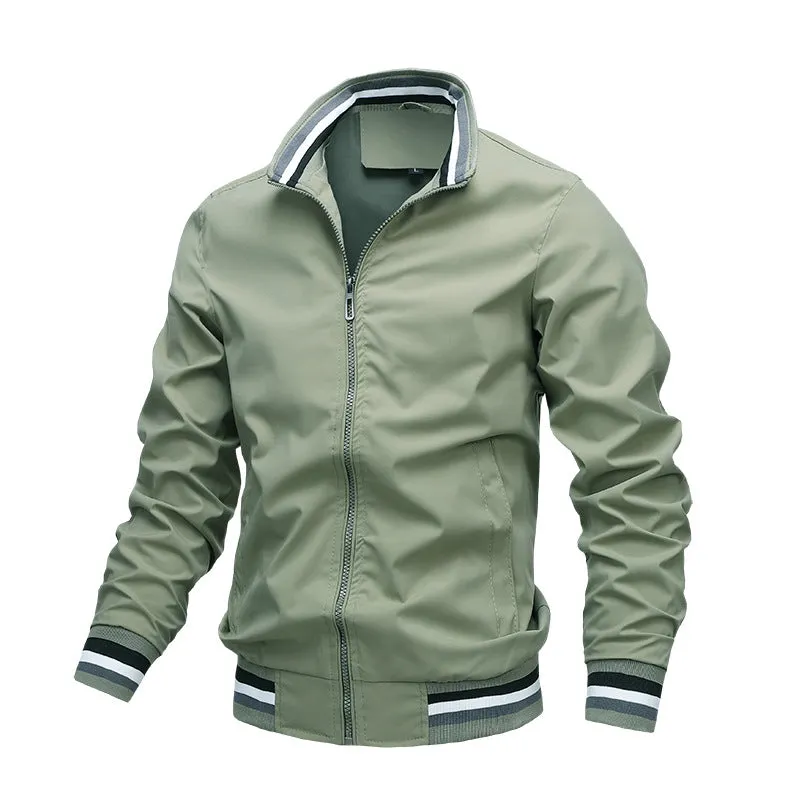 Bomber Jacket Lightweight Windbreaker Active Men Coat | B10