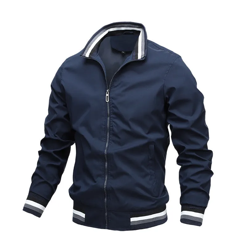 Bomber Jacket Lightweight Windbreaker Active Men Coat | B10