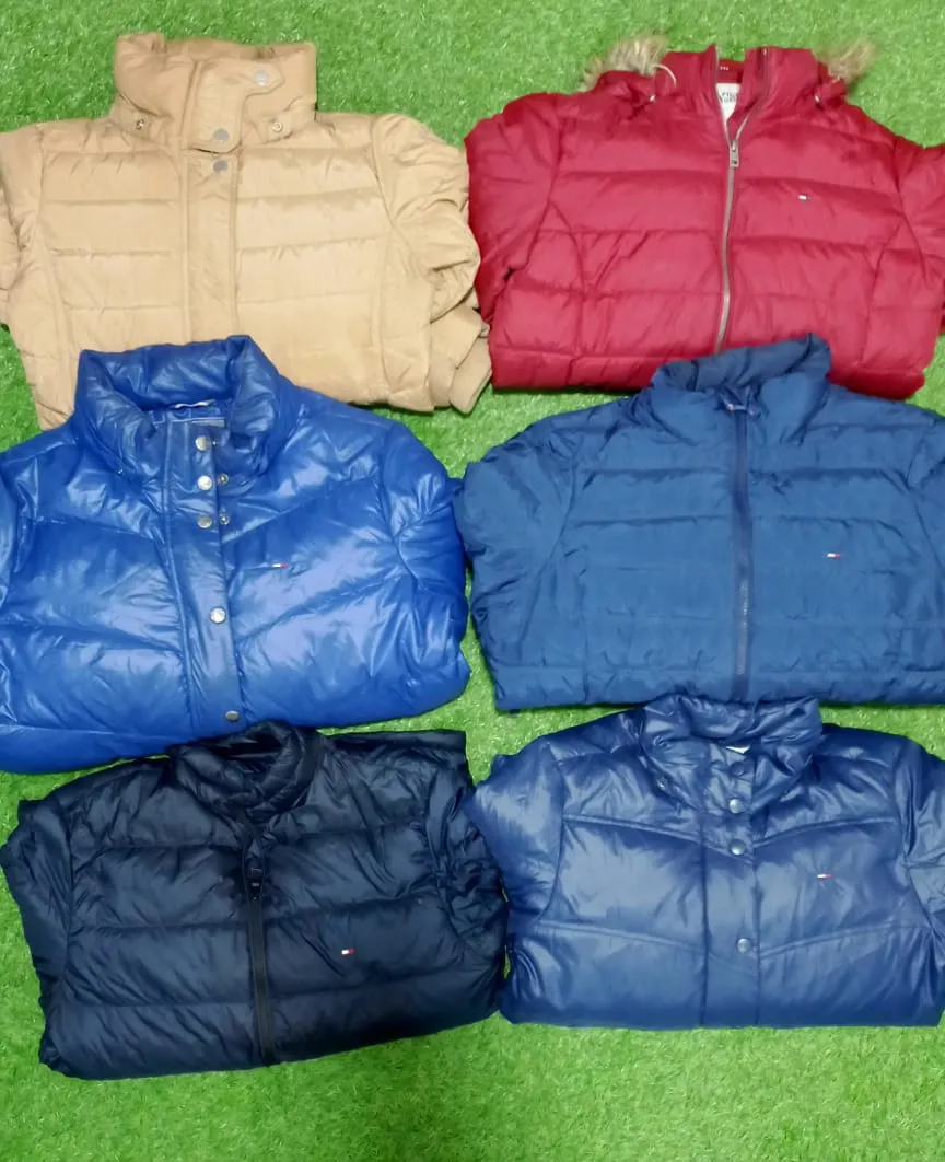 Branded Tommy Puffer Jackets