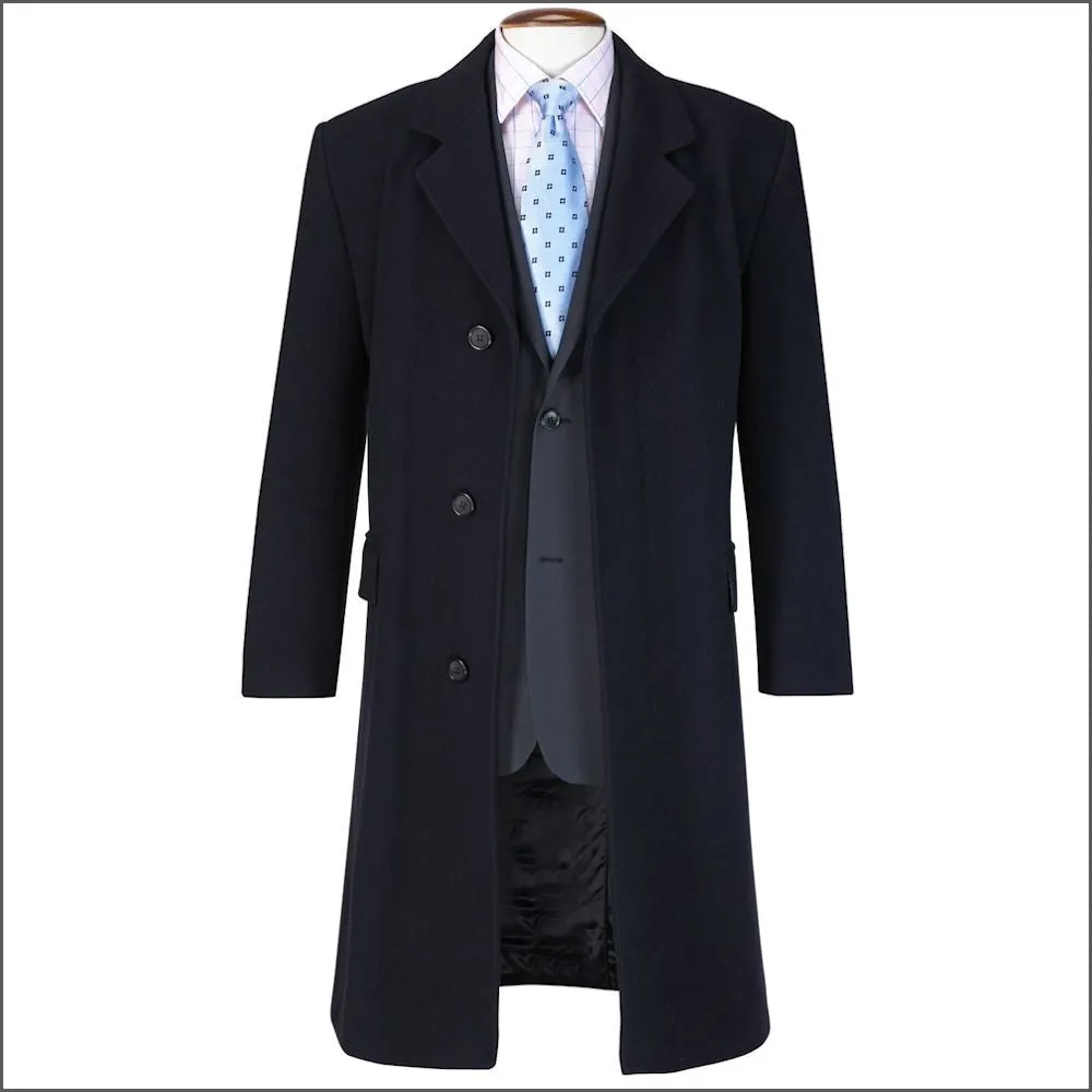 Brook Taverner Bond Wool Cashmere Overcoat--