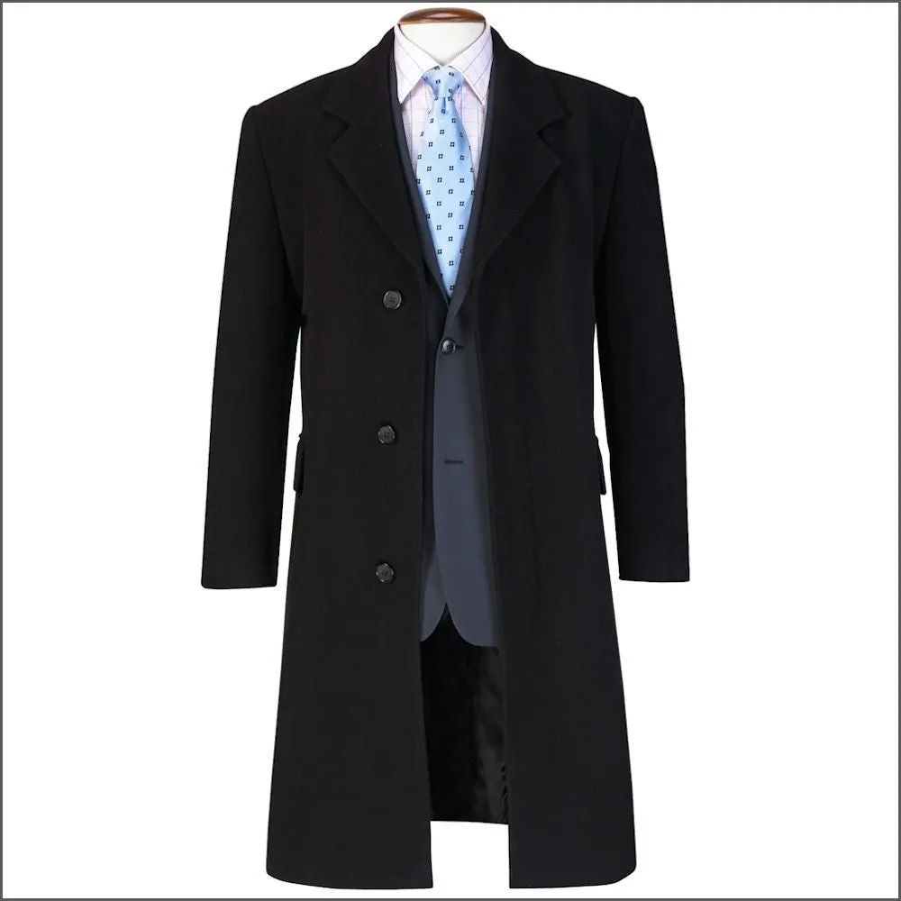 Brook Taverner Bond Wool Cashmere Overcoat--