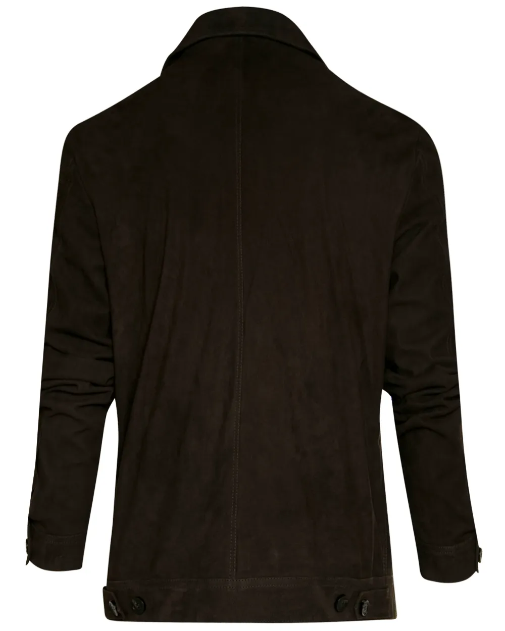 Chocolate Suede Unlined Shirt Jacket