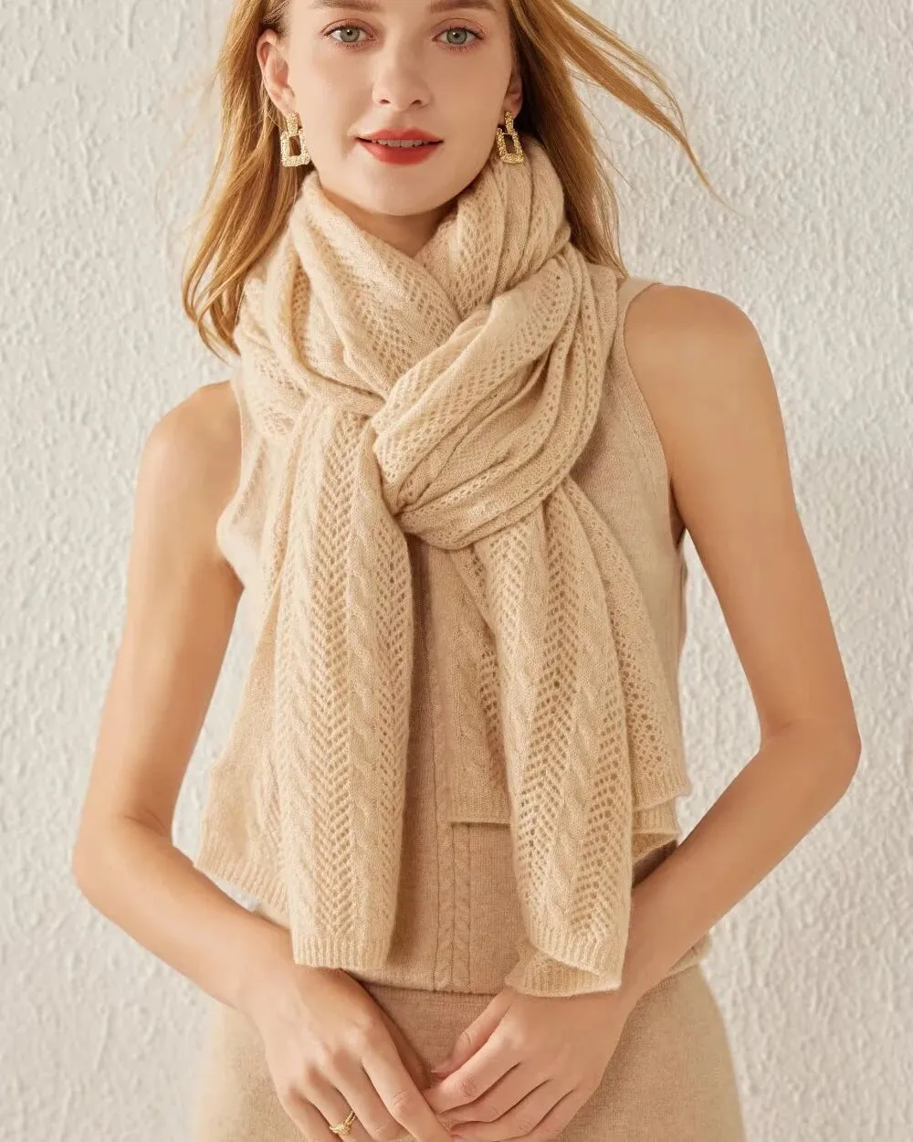 Classic Cashmere Wrap Scarf