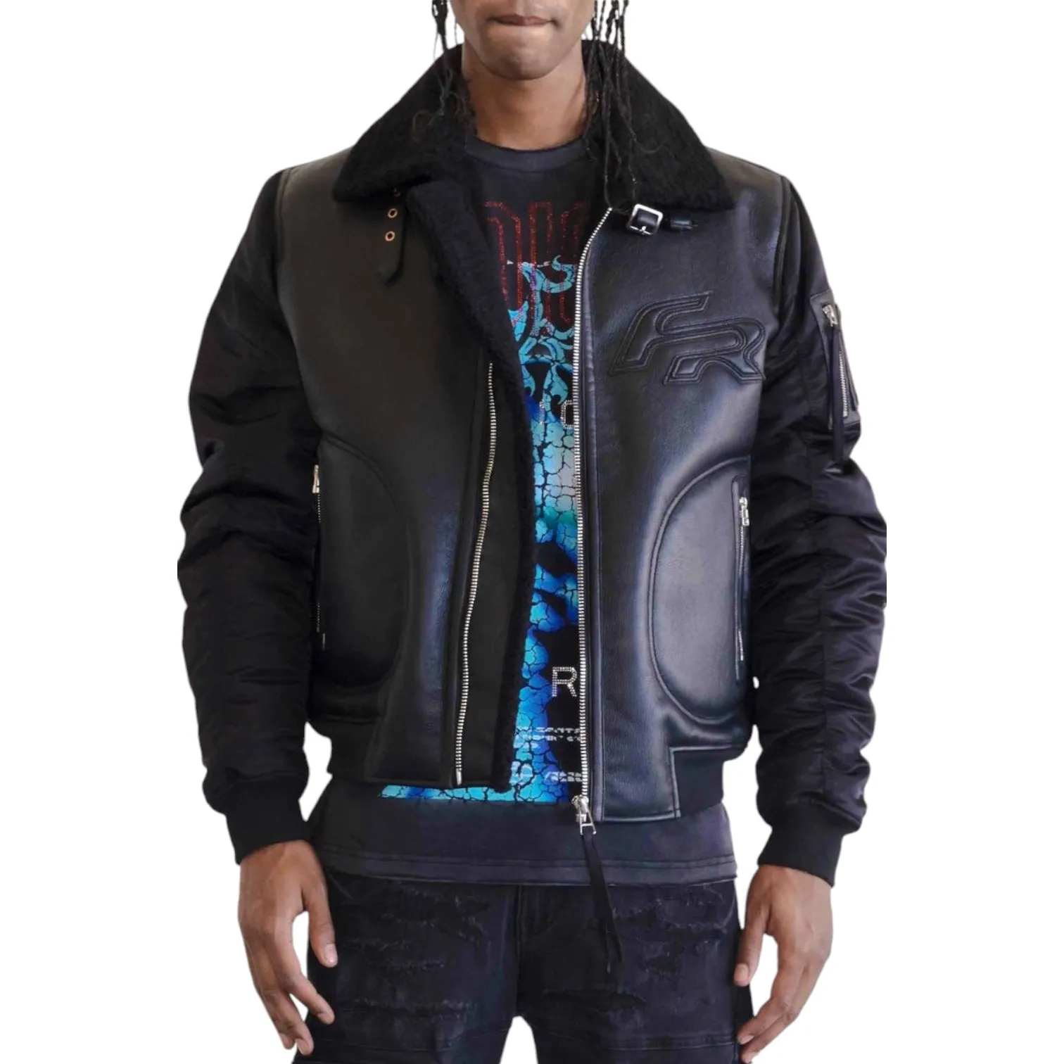 FIRST ROW: Mustang Bomber Jacket FRJ4013