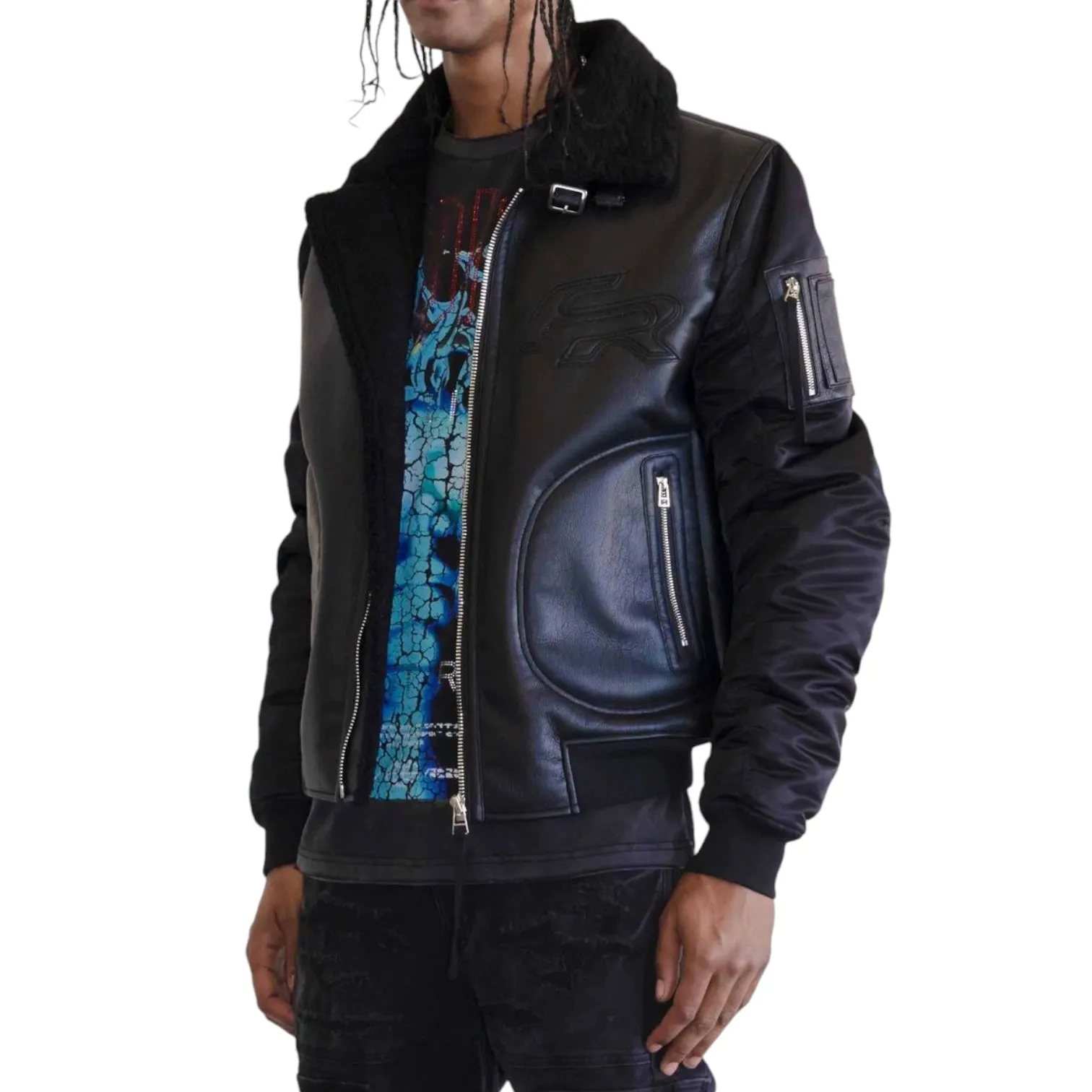 FIRST ROW: Mustang Bomber Jacket FRJ4013