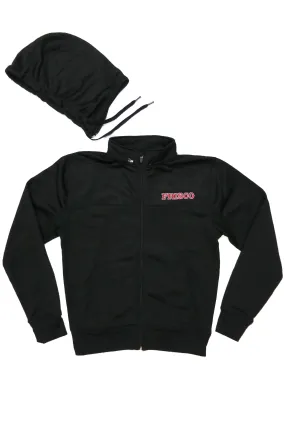 Frisco Hooded Zipper Sweatshirt with Removable Hood