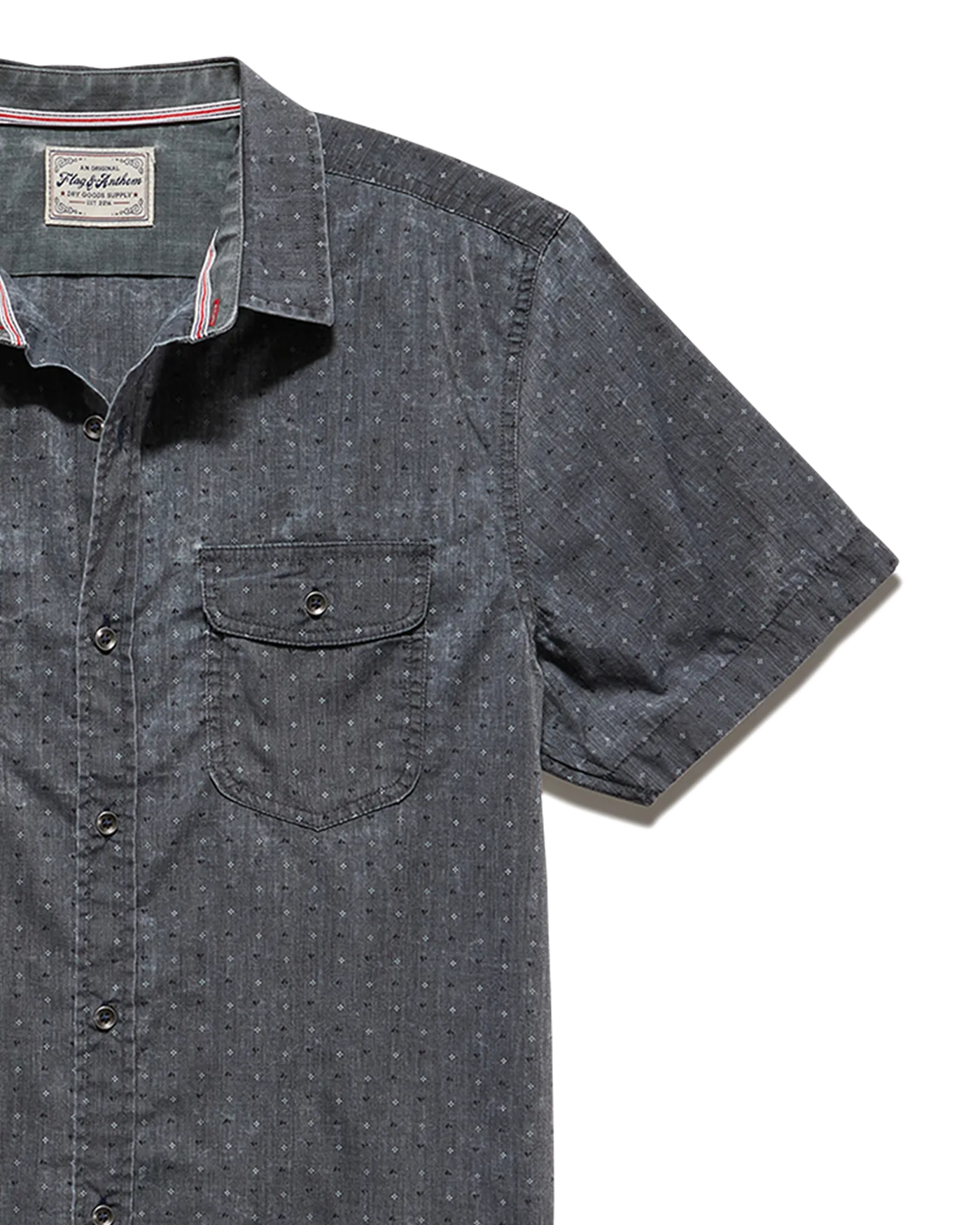 GARDENDALE VINTAGE SOFT DOT PRINT SHIRT