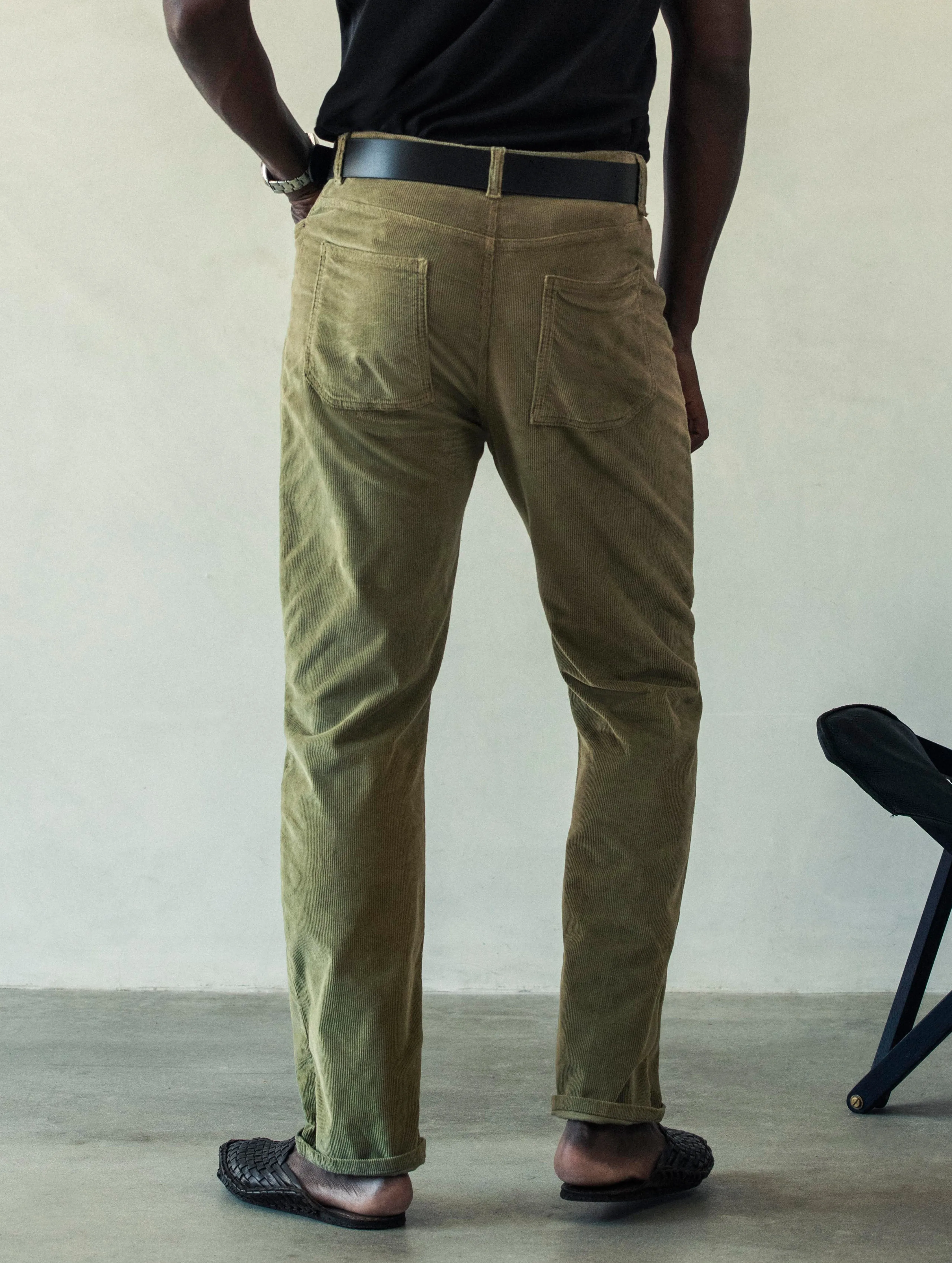 Hayden Corduroy Pant - Fern Green