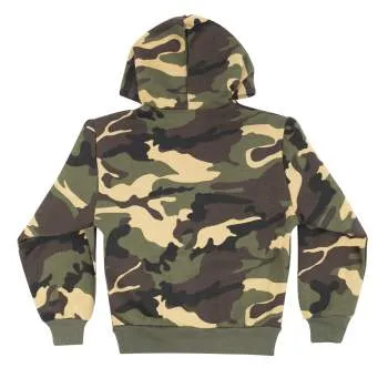 Kid's Camo Pullover Hooded Sweatshirt