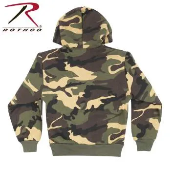 Kid's Camo Pullover Hooded Sweatshirt