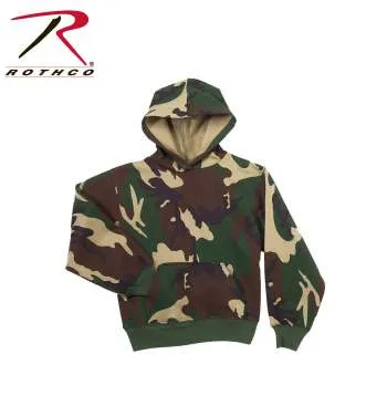 Kid's Camo Pullover Hooded Sweatshirt