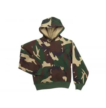 Kid's Camo Pullover Hooded Sweatshirt