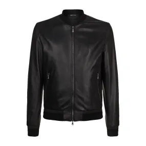 Leather Lambskin Bomber Jacket of Dolce & Gabbana