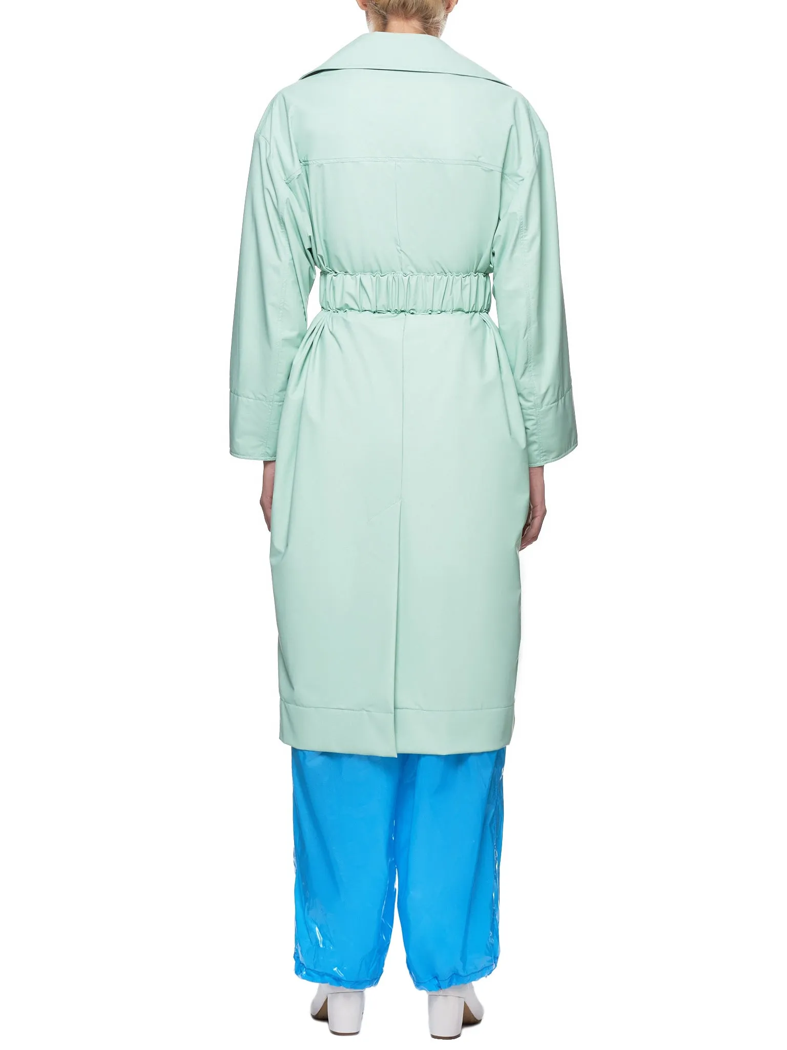 Matte Coating Belted Lab Coat (C017-MC-FOAM-GREEN)