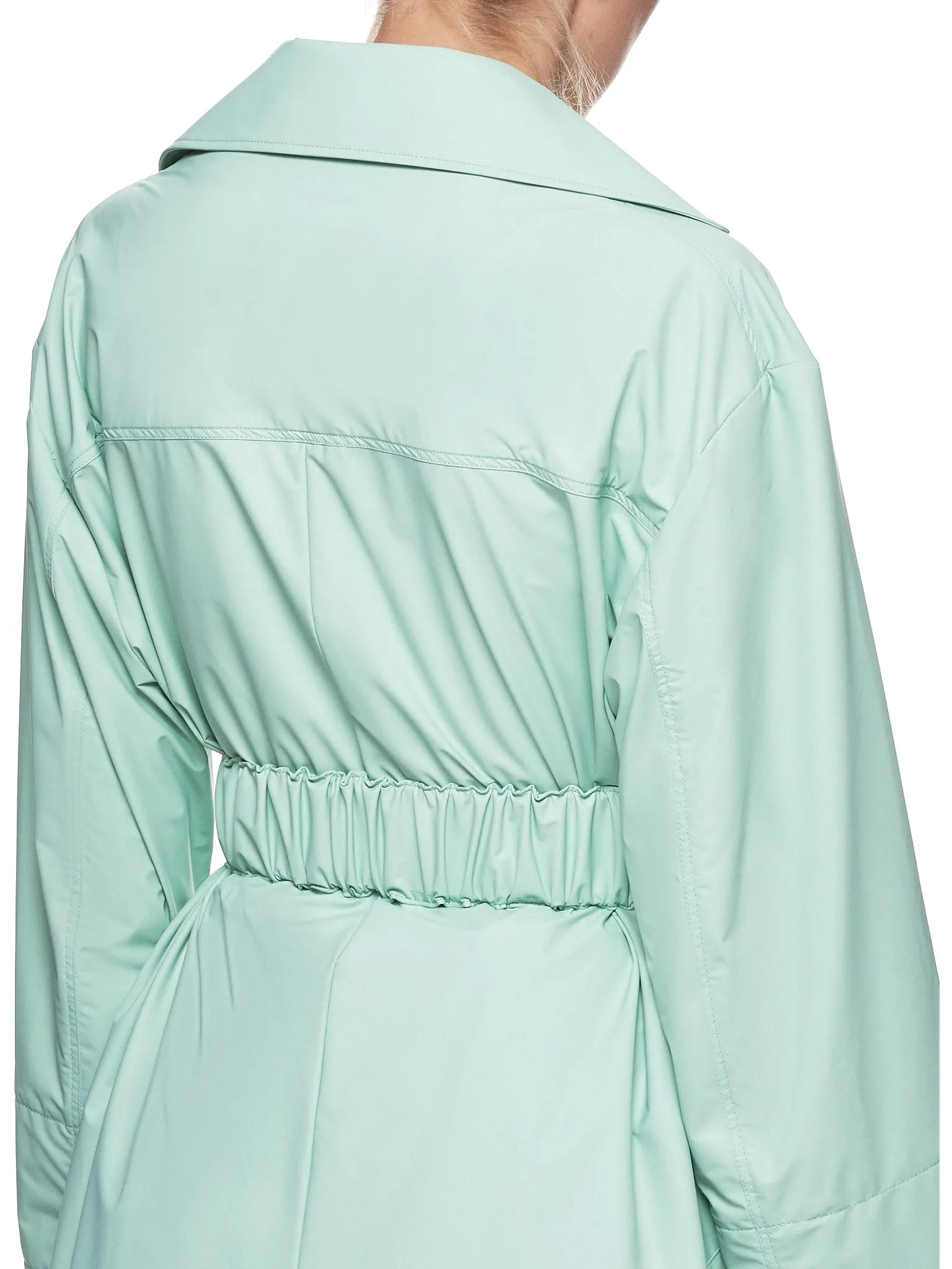 Matte Coating Belted Lab Coat (C017-MC-FOAM-GREEN)