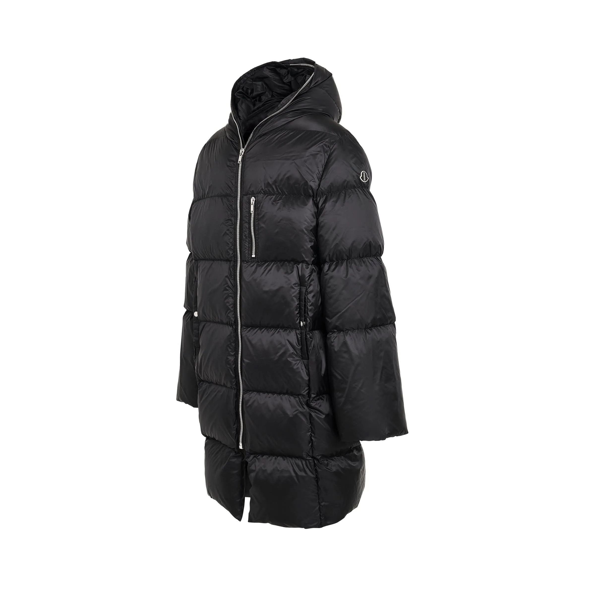 Moncler x Rick Owens Gimp Coat in Black