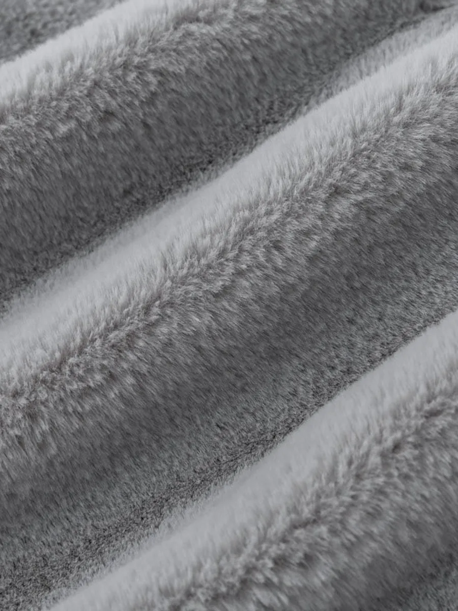 Most Wanted Faux Fur Coat - Grey