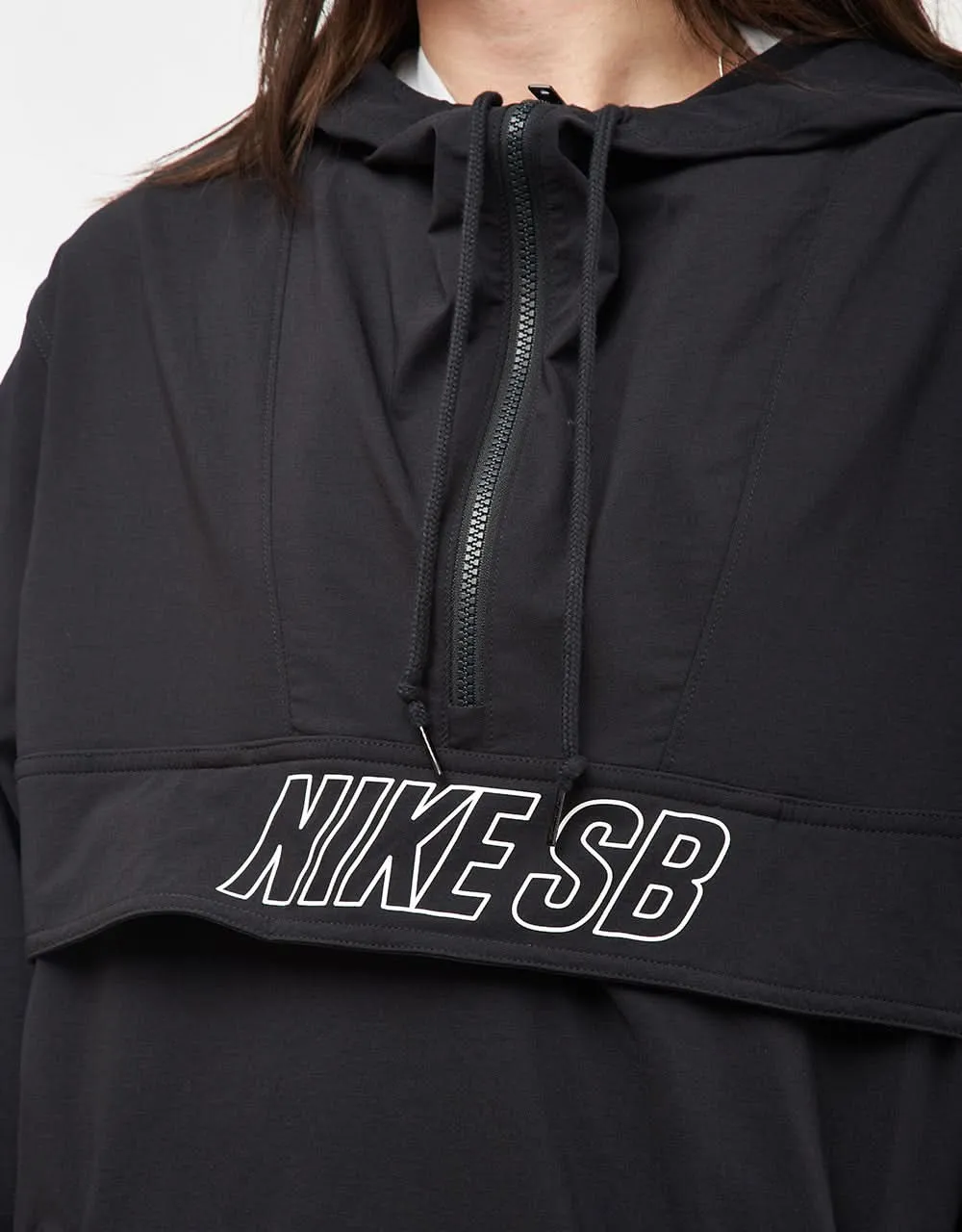 Nike SB Essential Anorak Jacket - Black/White