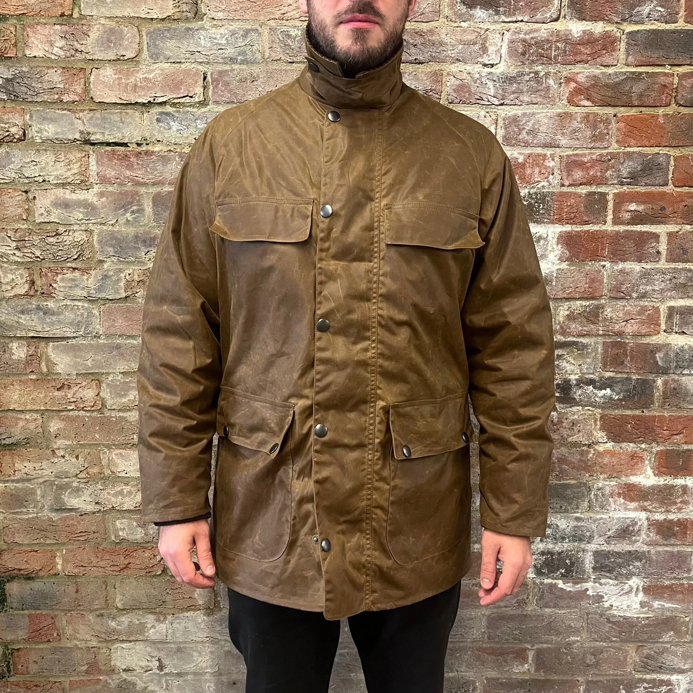 REGENT - Finnian - Waxed Jacket - Antique Brown