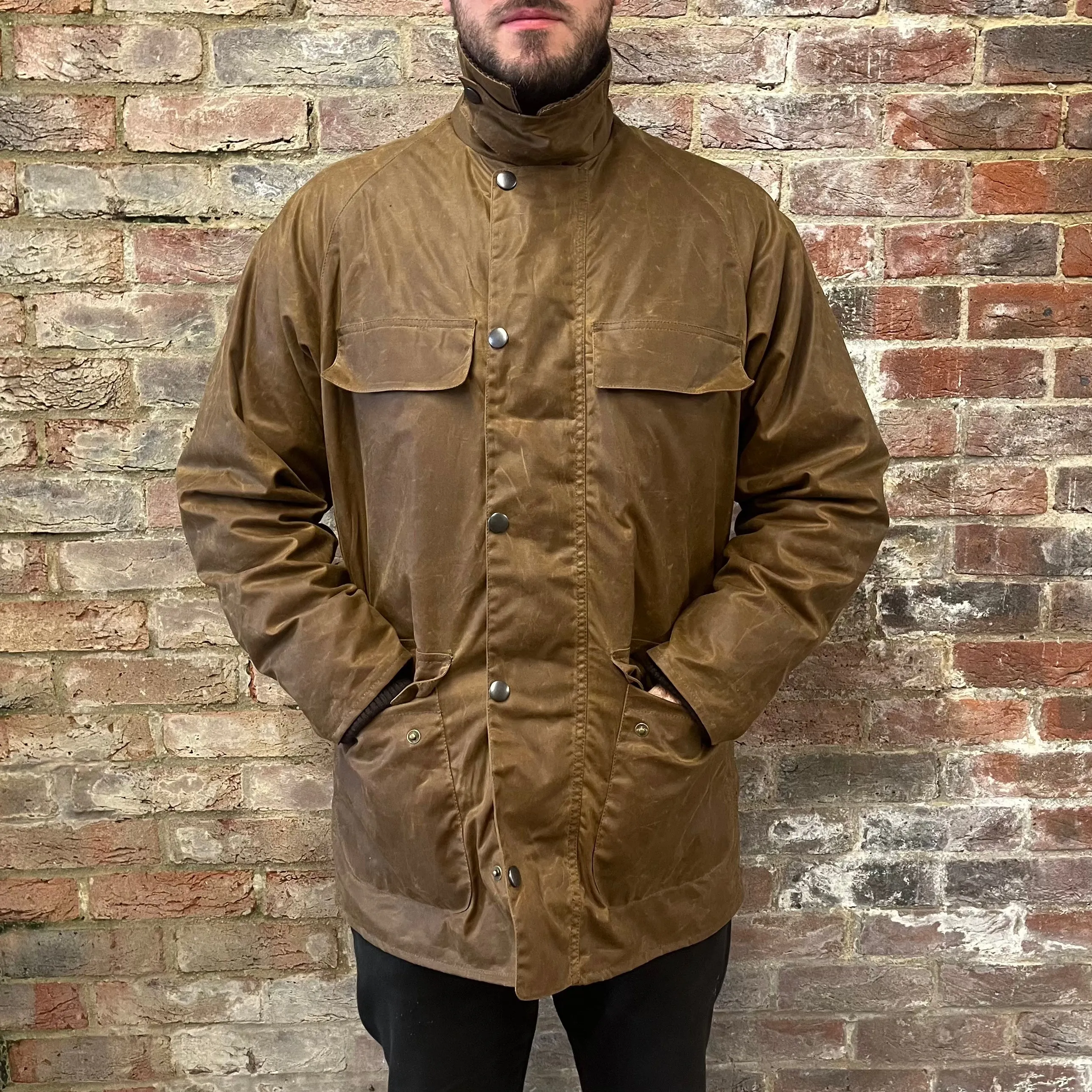 REGENT - Finnian - Waxed Jacket - Antique Brown