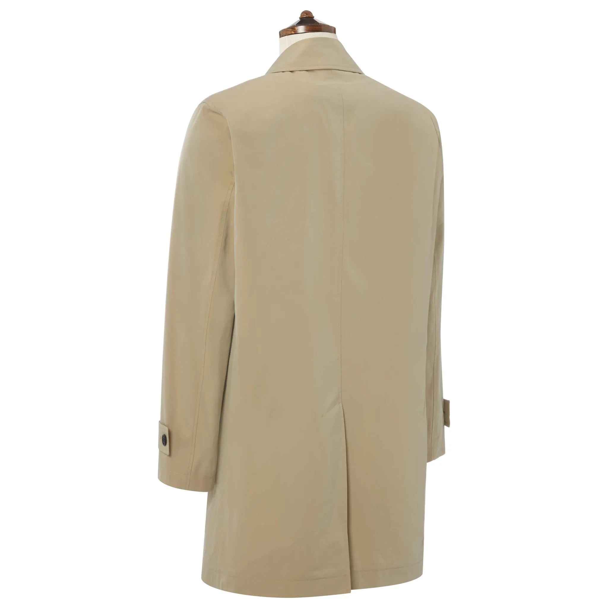 Sheridan Beige Cotton Blend Raincoat