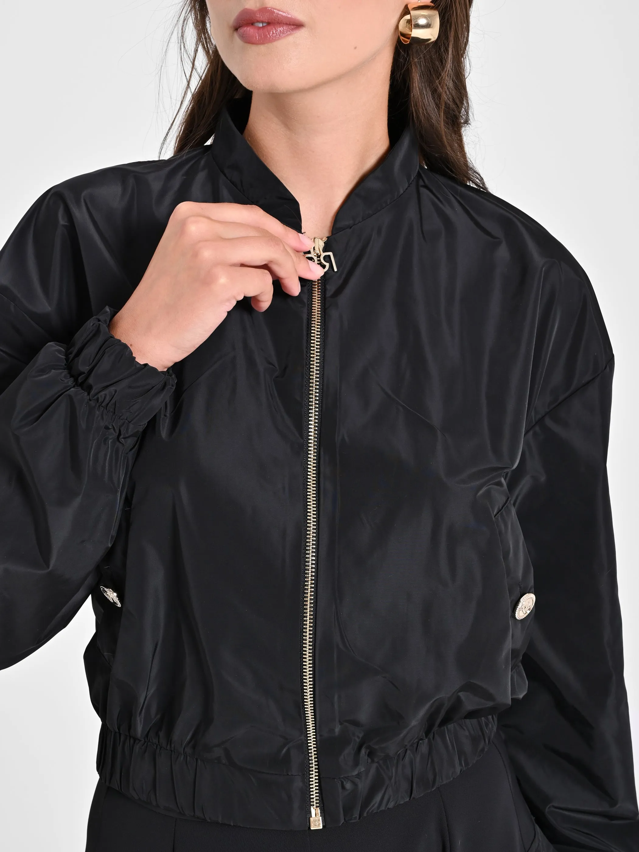 Taffeta Bomber Jacket