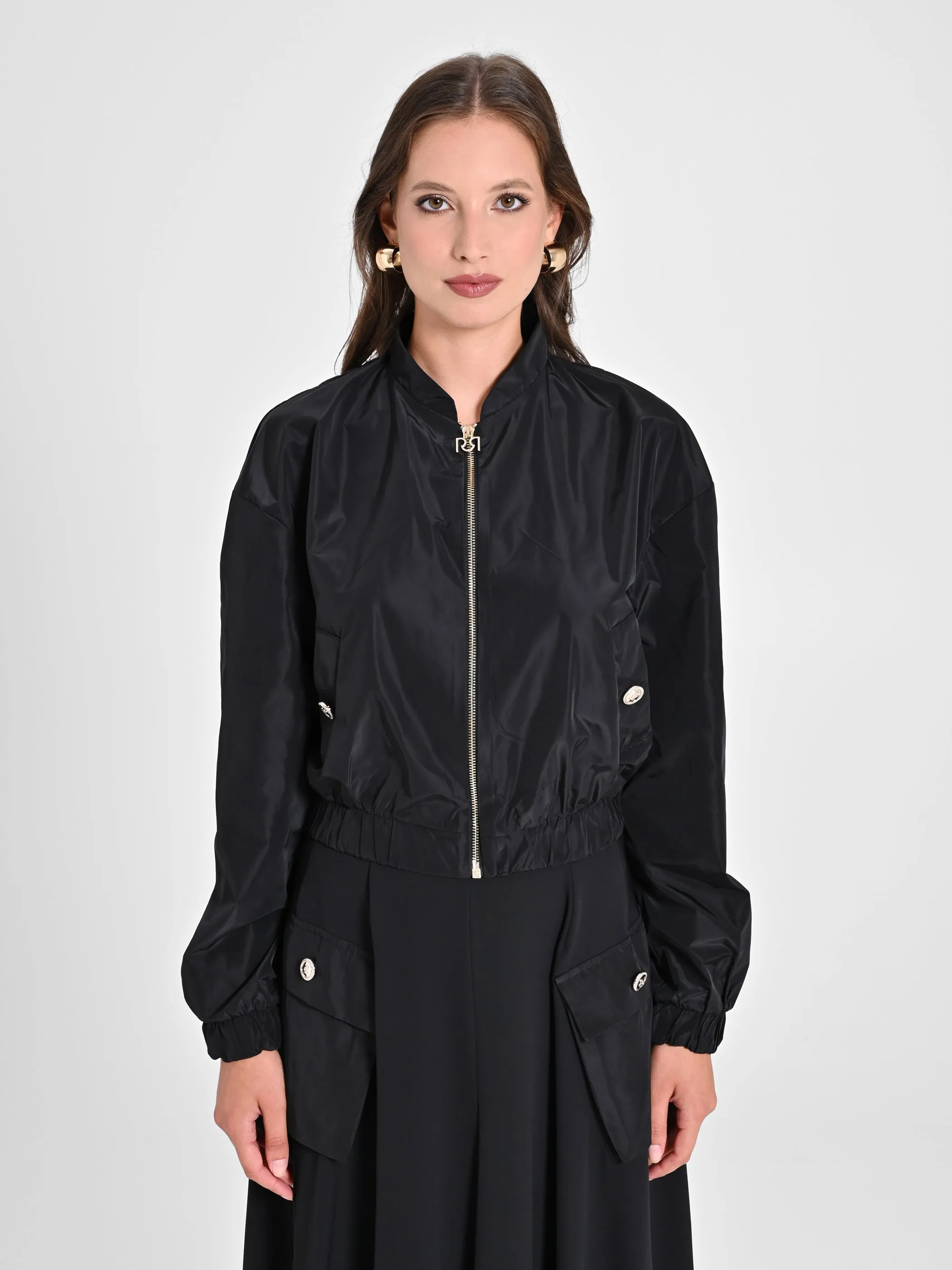 Taffeta Bomber Jacket