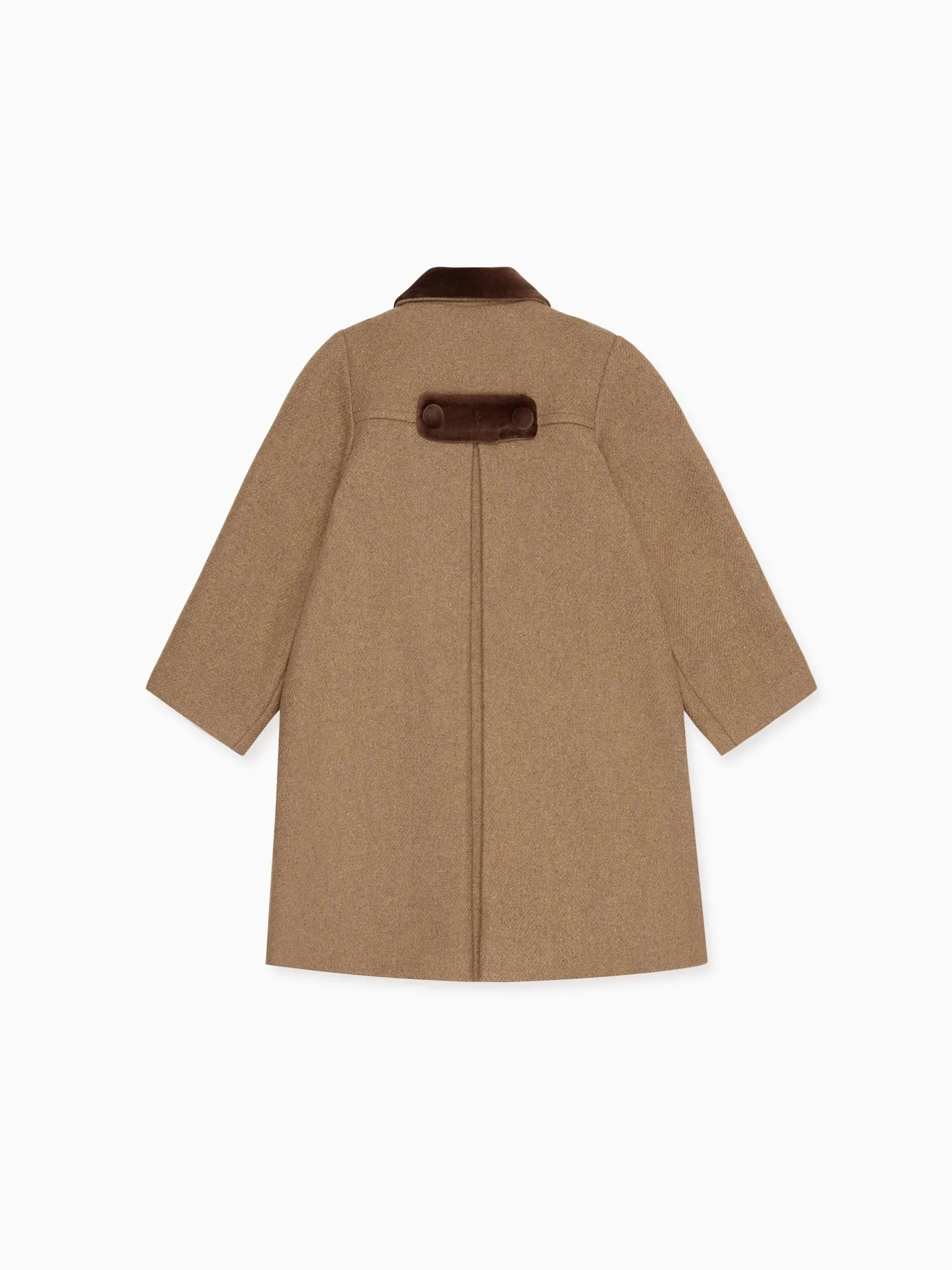 Taupe Arrieta Girl Coat