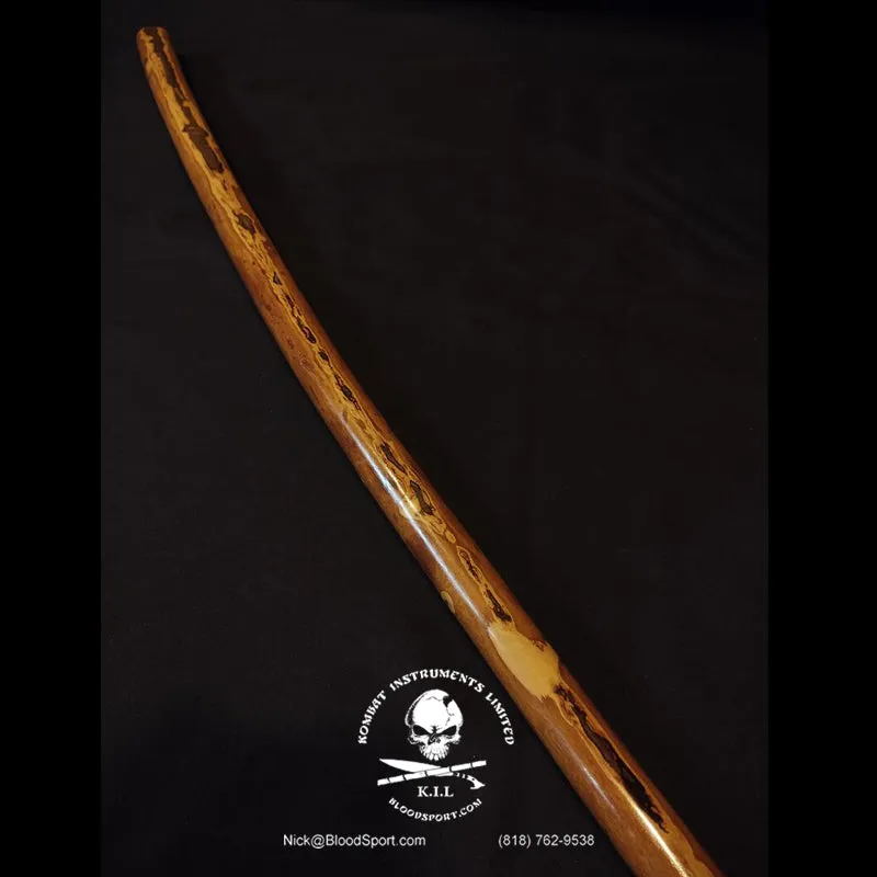 The Rippled River Bokken - KIL Guava - Fine Art Finish