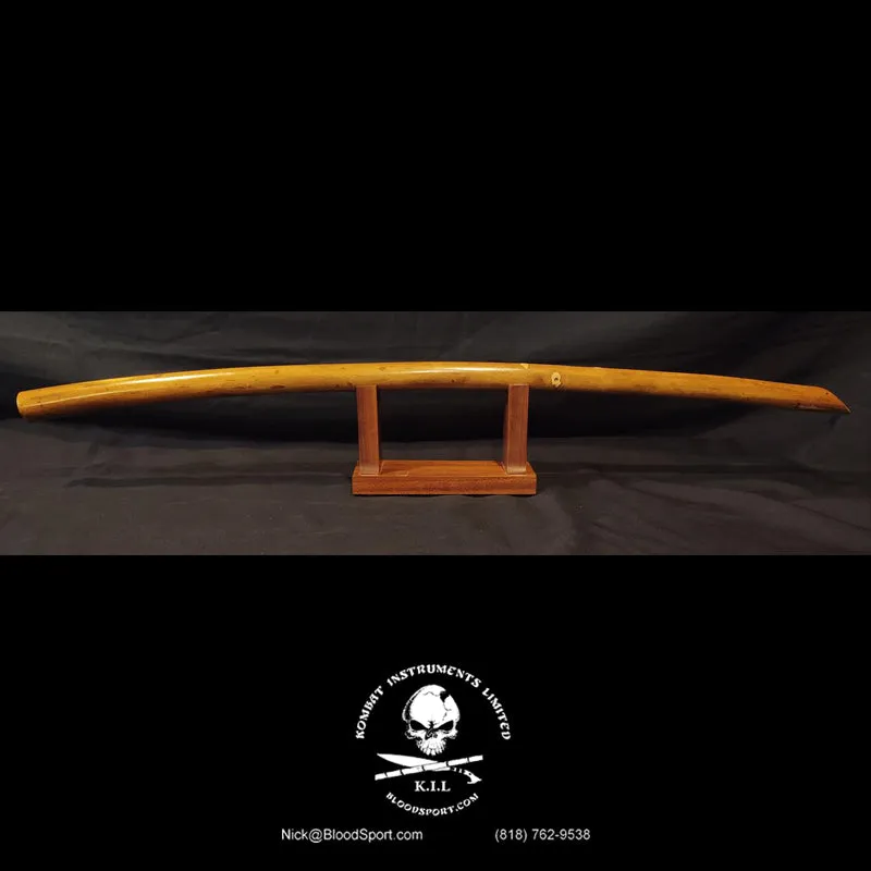 The Rippled River Bokken - KIL Guava - Fine Art Finish