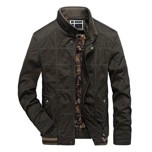 Thick Warm Bomber Pilot Jacket