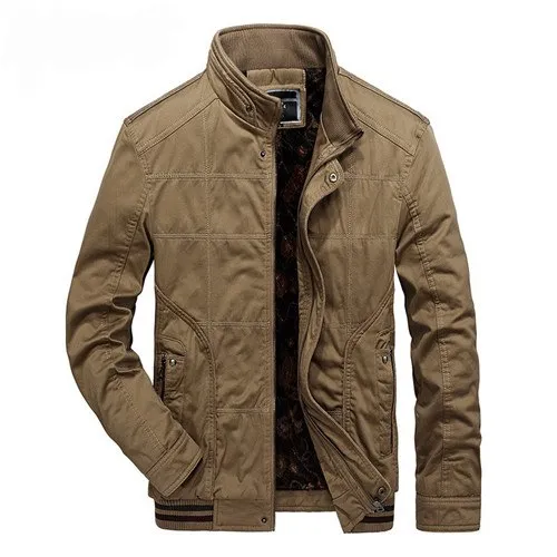 Thick Warm Bomber Pilot Jacket