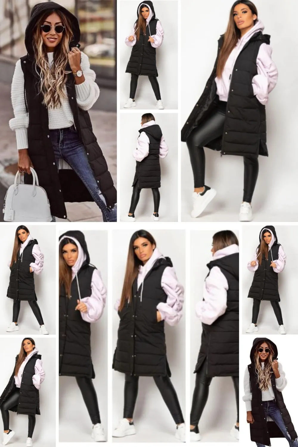 Women's Body Warmer puffer jackets  - S-XL-5XL Sizes Available