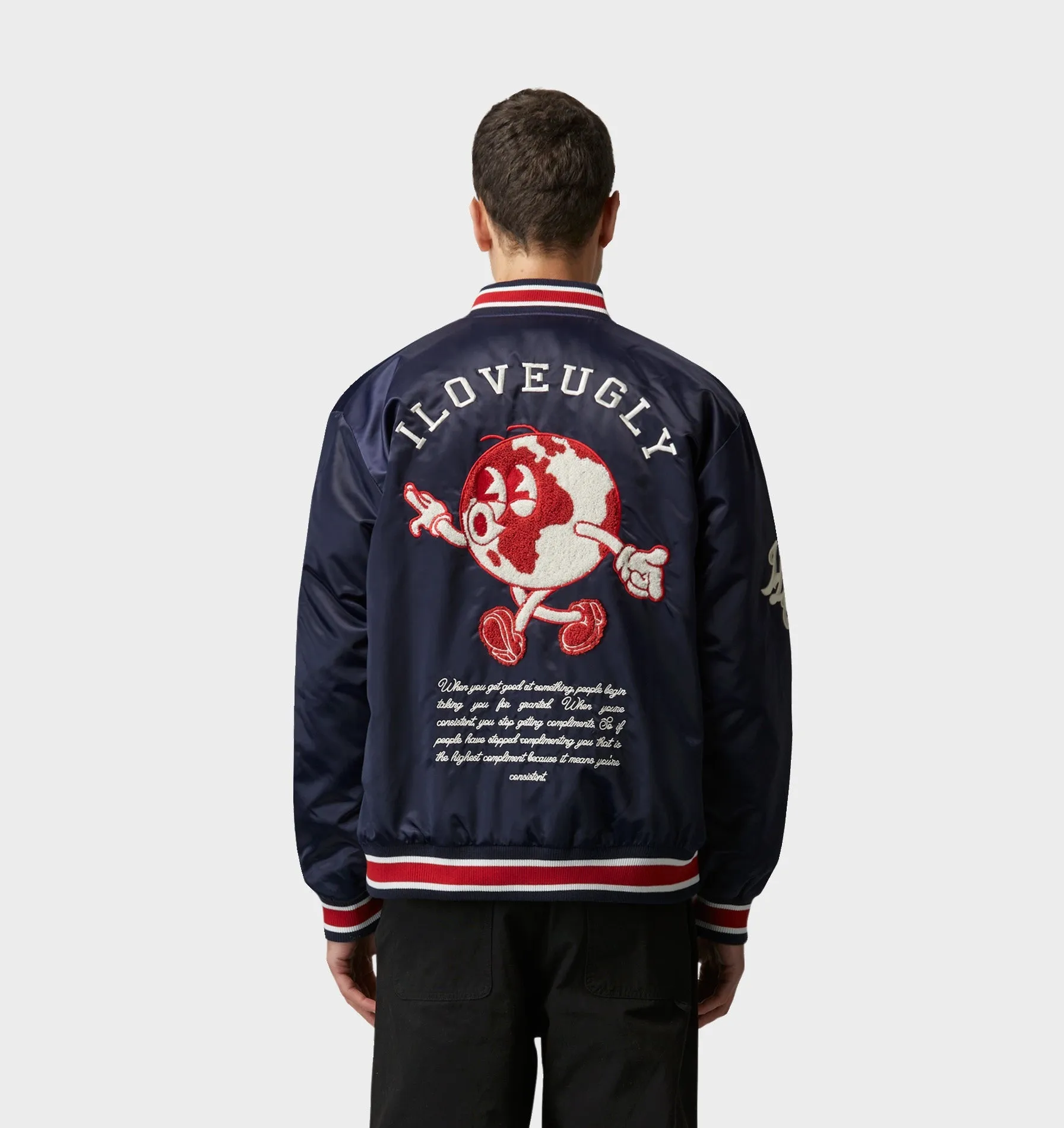 Worldwide Nylon Bomber - Navy