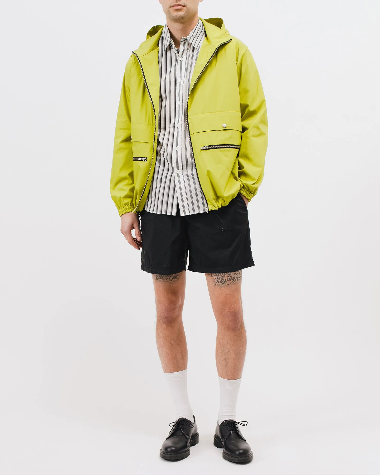 Zip Hooded Jacket - Chartreuse