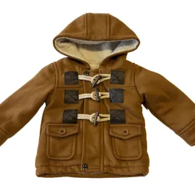 Zip-up Hooded Coat, Fleece Lined